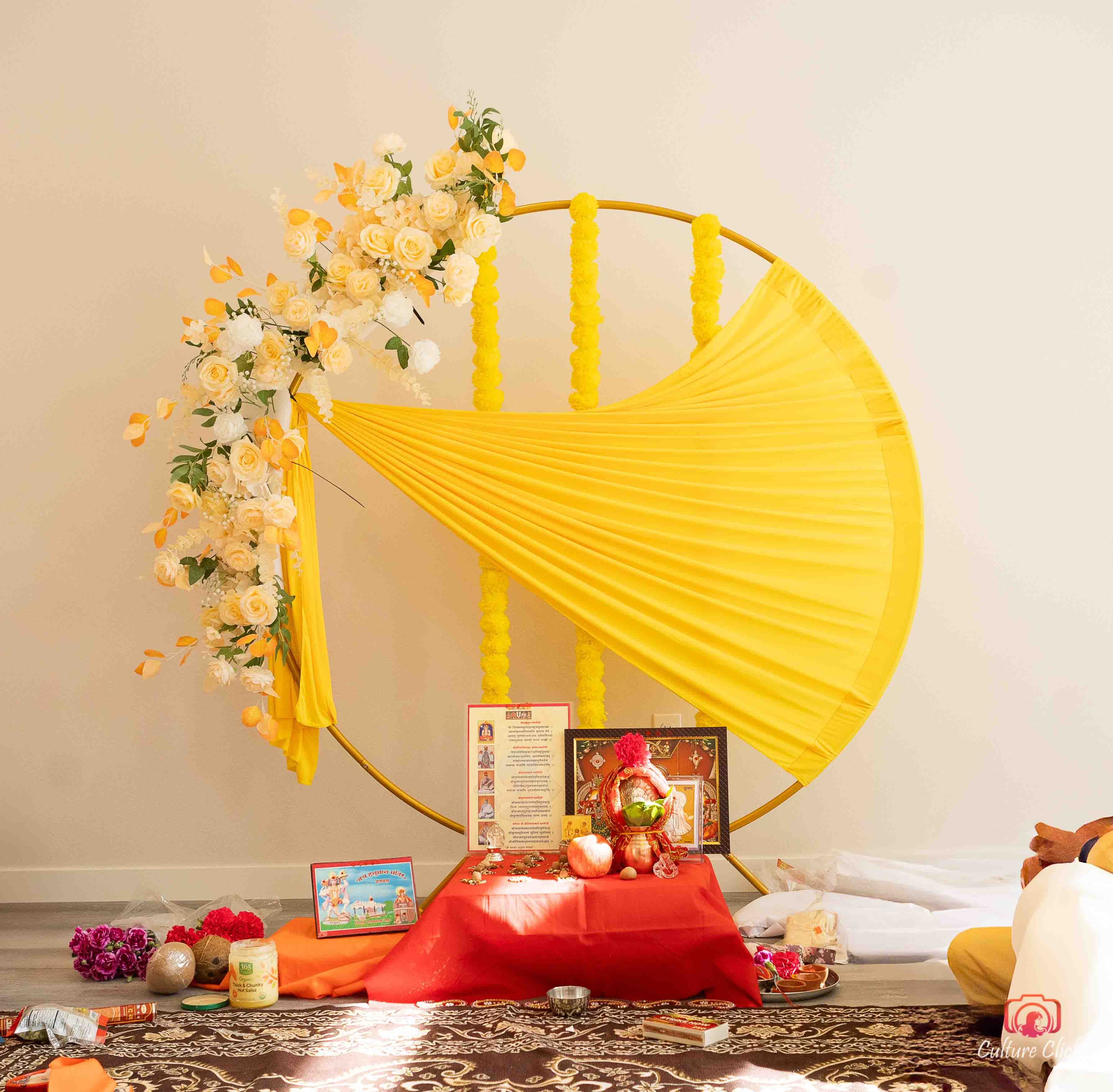 Indian Floral Wedding Decor