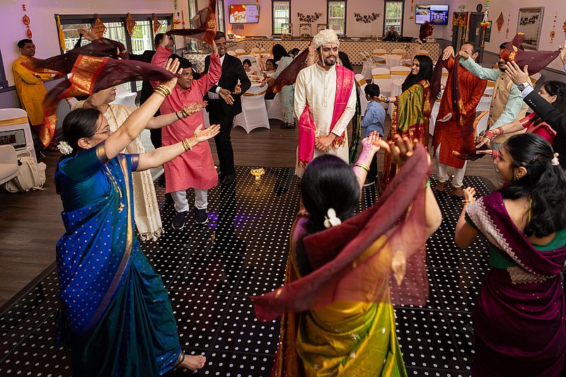 Wedding celebration photography