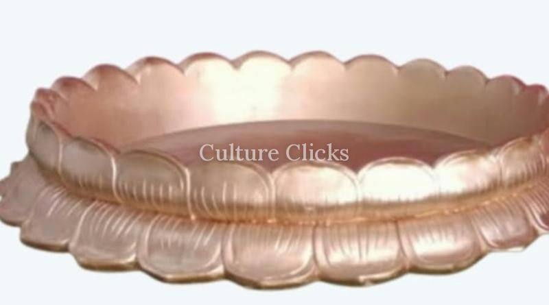 Double lotus urli in rose gold