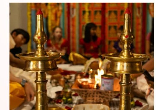 Brass Seemantham diya lamps